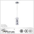 Flower Glass Tube Shape Pendant Fixture Lighting